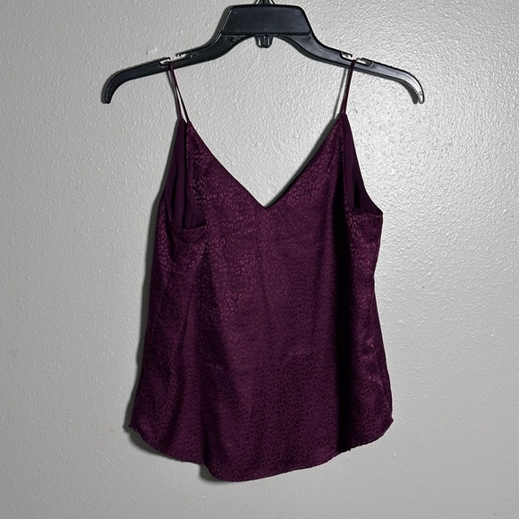 Express Women Purple Blouse Top V-neck Size XXS. - Picture 5 of 7